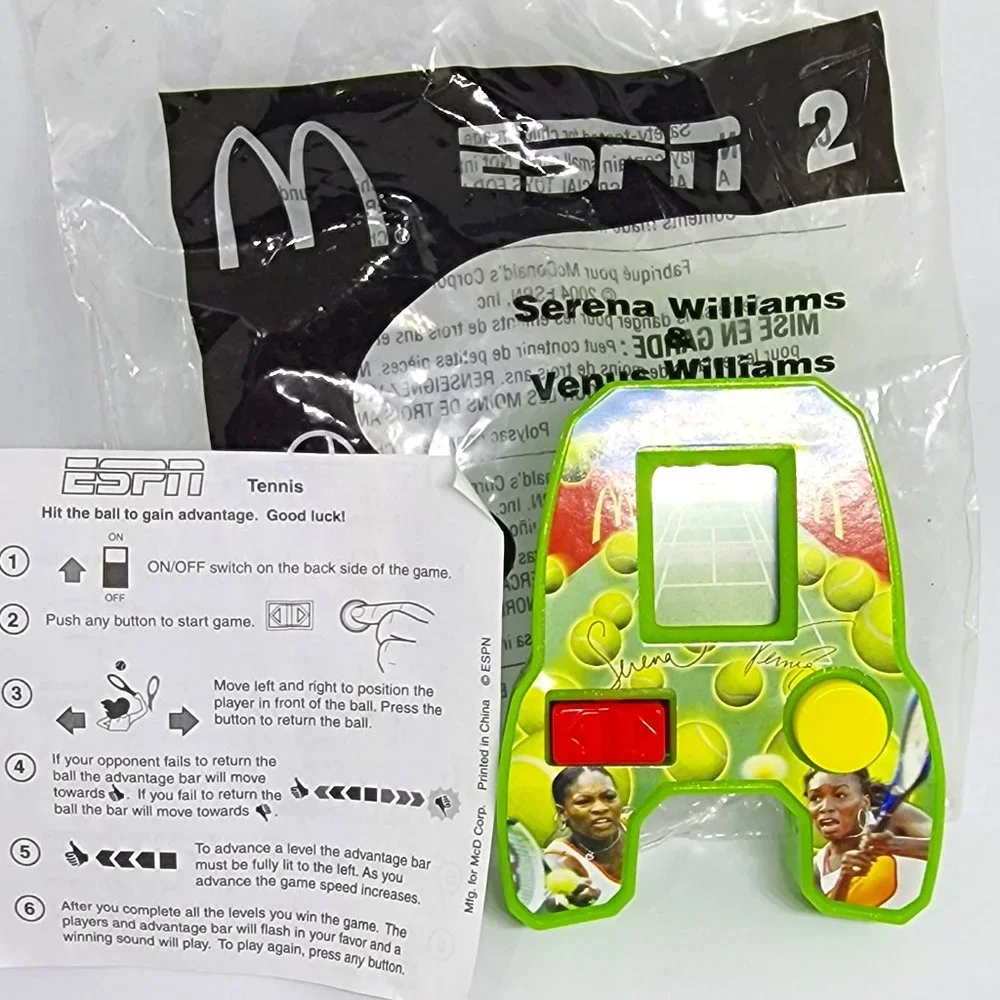 2004 ESPN Serena Venus Williams Tennis Mini Electronic Game #2 Handheld